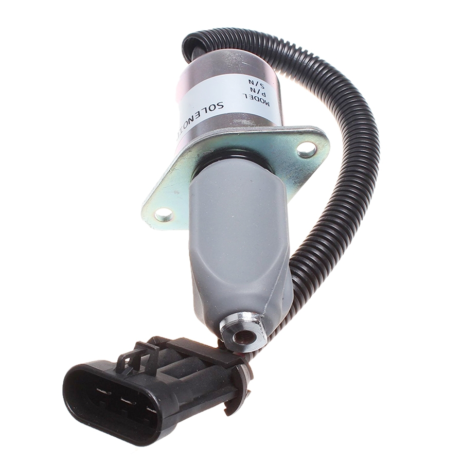 Électrovanne d'arrêt diesel 12V 6681513 pour Bobcat 325 328 331 334 337 341 5600 751 753 763 773 7753 S150 S160 S175 S185 T190